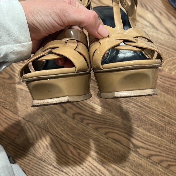 Saint Laurent Tribute Platform Sandal Size 40 US 9 - Picture 12 of 13